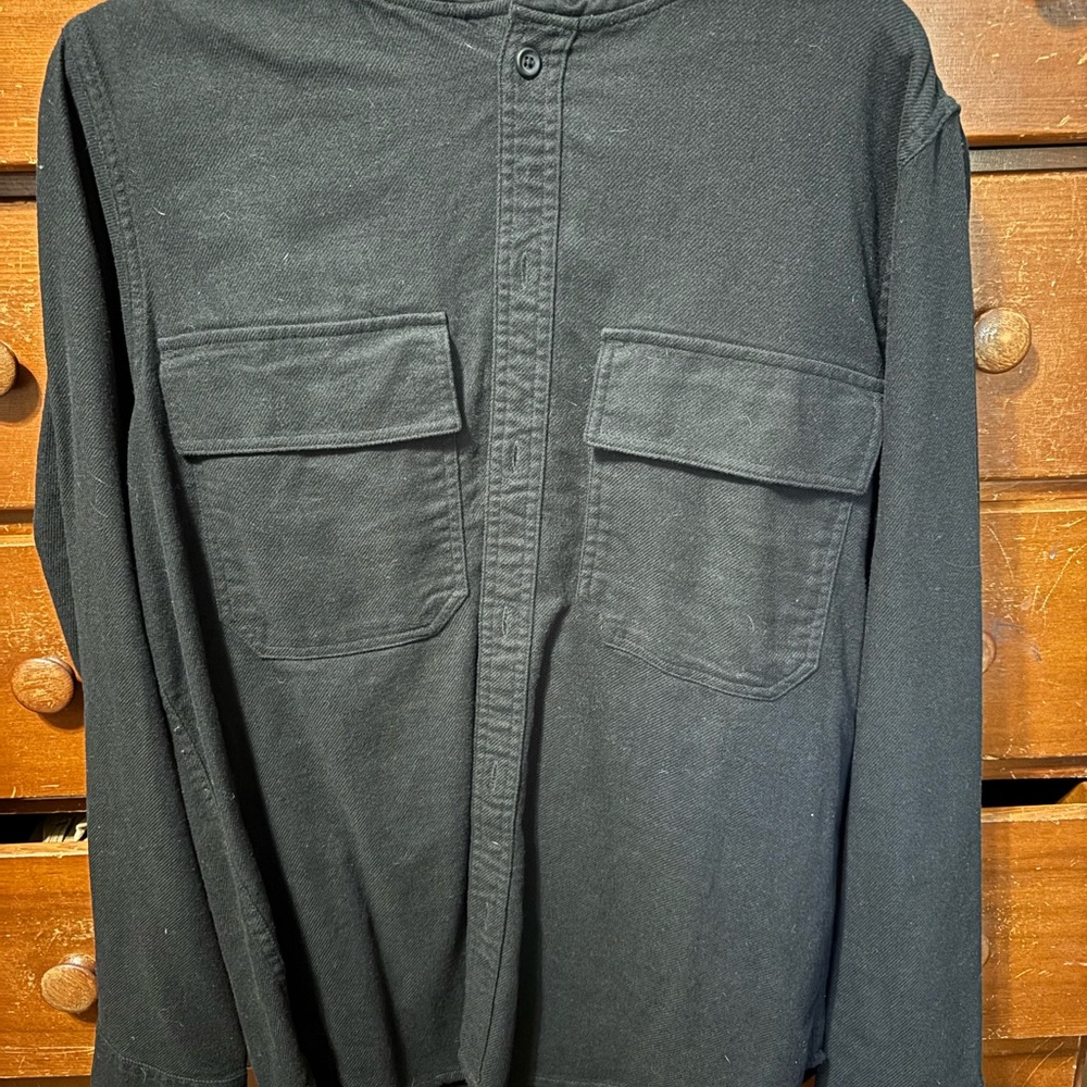 Original Use Black Shirt Jacket